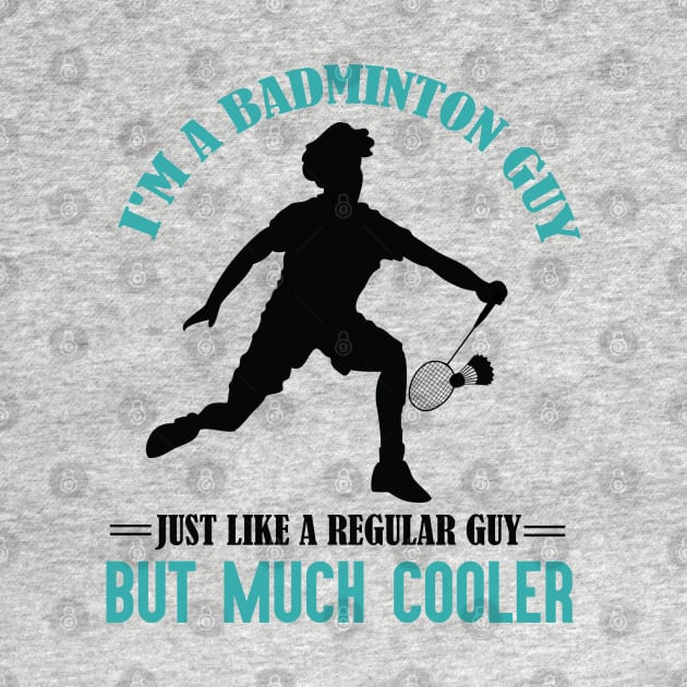 Cool badminton guy by Birdies Fly